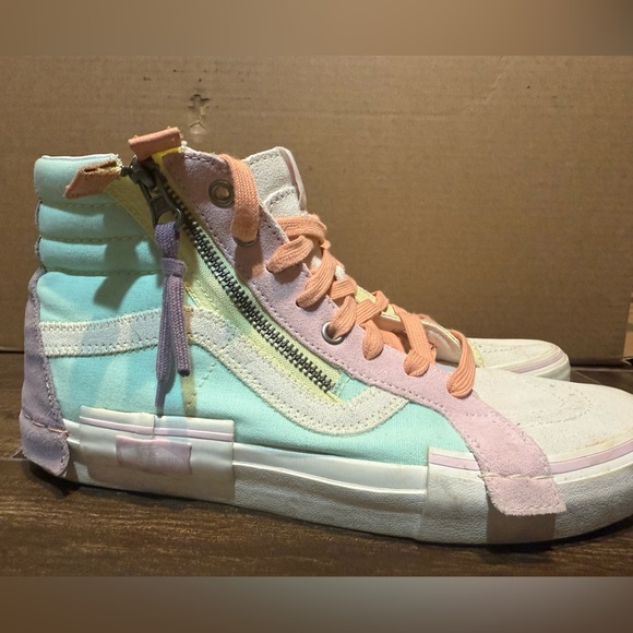 Vans Sk8-Hi Reissue CAP Pastel Multi-Color womens 10 - Picture 2 of 16